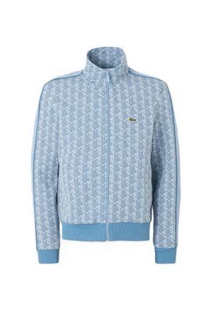 Lacoste Light Blue Paris Jacquard Jacket