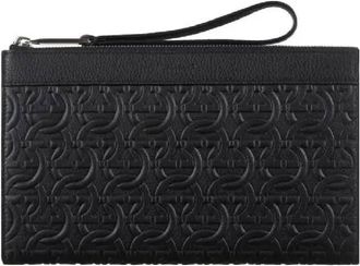 Ferragamo Gancini-Embossed Document Holder