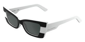 Karl Lagerfeld KL6205S 006 Womens Sunglasses White Size 52