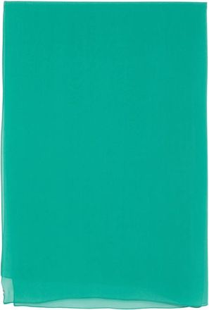 Max Mara Green Silk Scarf
