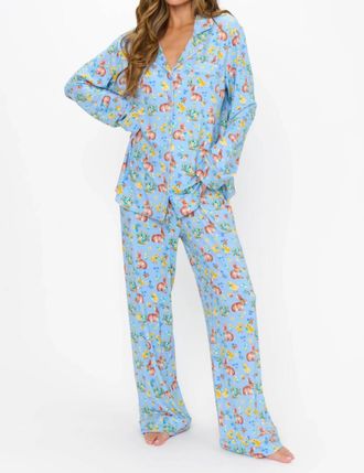 Show me your Mumu Classic Pajama Set In Easter Sunday Jersey