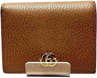 Gucci Beige Leather Wallet (Bi-Fold) (Pre-Owned)