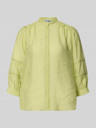More & More More & More Regular Fit Bluse mit 3/4-Arm in Hellgruen, Gr&ouml;&szlig;e 36