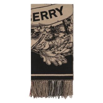 Burberry Luxury Cashmere Scarf Frayed Hem - male - Burberry - Winter Scarves - Beige - ONE SIZE - Accessories