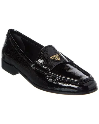Prada Logo Patent Loafer