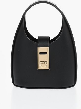 Ferragamo Mini Borsa Hobo in Pelle con Tracolla Removibile Salvatore Ferragamo
