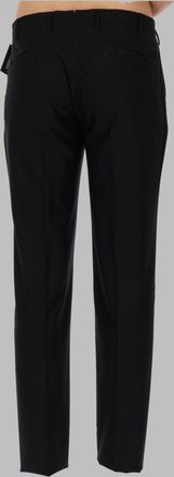 Incotex 100% Wool Trousers - Black