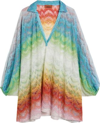 Missoni Patterned Metallic-knit Cover-up - Multicoloured - 42 (UK12 / M)