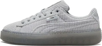 Puma (WMNS) PUMA Basket Platform Strap Grey 384232-02