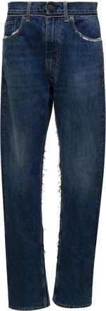 Maison Margiela Blue High-waisted Jeans