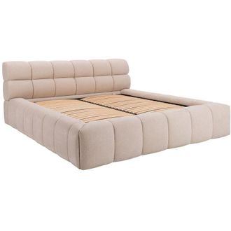 Vente-Unique Pascal Morabito - Letto con contenitore 200 x 200 cm Tessuto Beige - forvik di