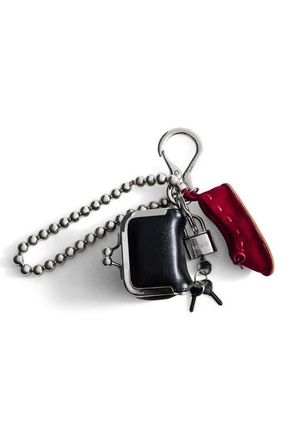 Mango Multicharm Key Ring in Red at Nordstrom