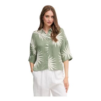 Oui Dames, Blouses & Shirts, Veelkleurig, Maat: M Viscose