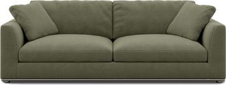 Castlery Hamilton Sofa Customized, Performance Fleece Moss, Spill Resistant, Removable Covers by Castlery