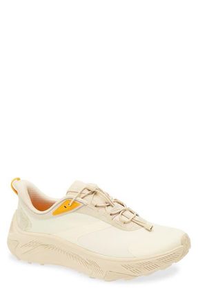 Hoka One One Transport 2 Gore-Tex Waterproof Sneaker in Cream /Vintage Yellow at Nordstrom, Size 11.5