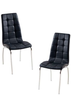 Regalos Miguel Packs Sillas Comedor - Pack 2 Sillas Liam - Negro