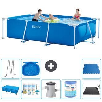Intex Piscina Con Estructura Rectangular - 300x200x75 Cm - 7-piezas S40218