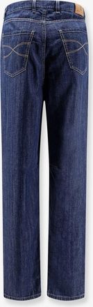 Brunello Cucinelli Mens Cotton Jeans Blue