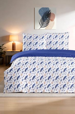 Blanc Avenue Juego de funda de edred&oacute;n 200x200 cm+ 2 FA 65x65 cm 100% algod&oacute;n