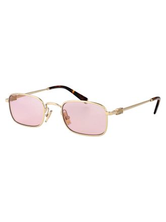 Miu Miu Womens Sunglasses 0mu A53s Pale Gold Metal