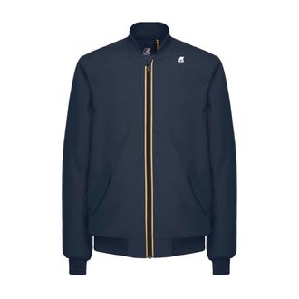 K-Way Eusebe Warm Macro Ripstop Jacket - Heren - Bomber jackets - Blauw - 2XL - Jassen