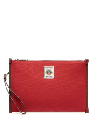 Bally Buidel met logopatch - Rood