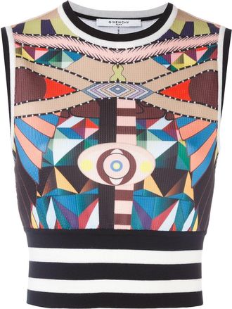 Givenchy Crazy Cleopatra knitted top - Multicolore