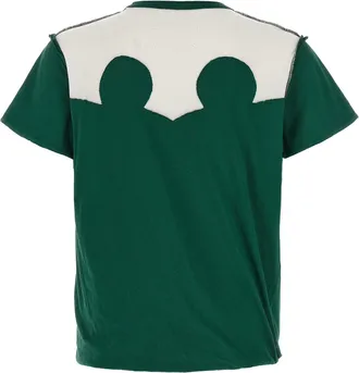 Maison Margiela Western Patchwork Cotton T-shirt - Green