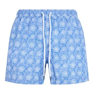 Fedeli Beachwear, male, Blue, Size: S Madeira Swim Shorts