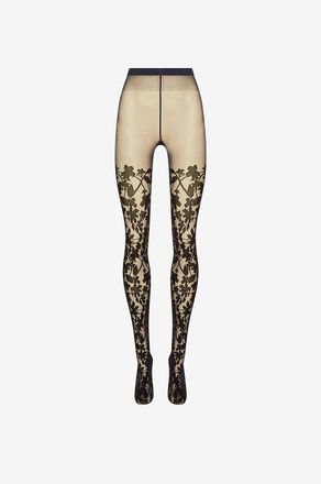 Wolford Gebl&uuml;mte Strumpfhose Graphic Flower