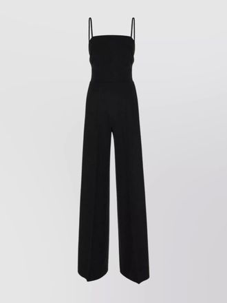 Max Mara triacetate blend jumpsuit adjustable laces