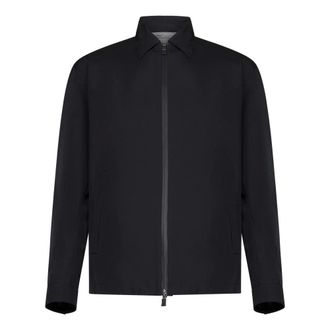 Herno Windbreaker Jacket - male - Herno - Light Jackets - Black - 2XL - Jackets