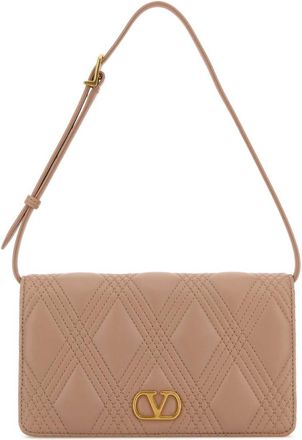 Valentino Garavani Pink Quiltie 67 Mini Shoulder Bag