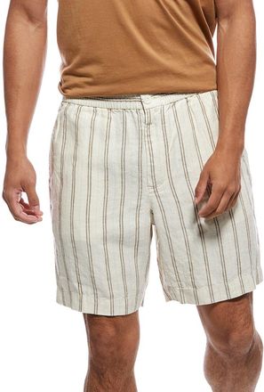 Vince Linen-Blend Beach Short