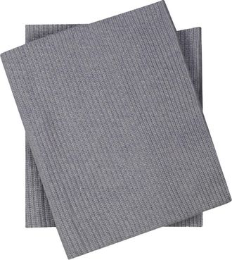 Sofiacashmere Shaker Knit Cashmere Throw Blanket in Grey at Nordstrom