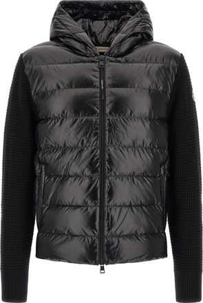 Moncler Black Quilted Hood Jacket