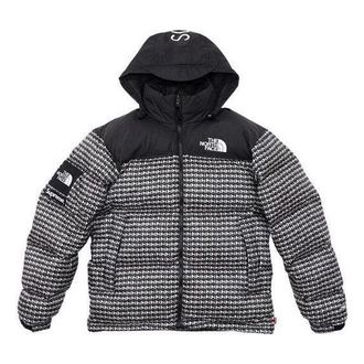 SUPREME x The North Face Studded Nuptse Jacket Black White SUP-SS21-565