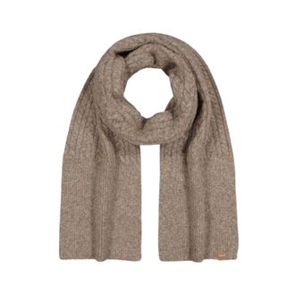 Barts Moiray Sjaal - Heren - Accessoires - Beige - Maat: ONE Size Wol