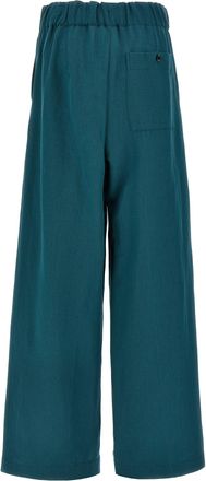 Dries Van Noten Womens Bicolor Wool Casual Pants