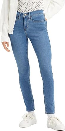 Levi's Jeans, Dames, Blauw, W30 L28, Katoen, Skinny Jeans