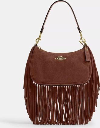 Coach Teri Shoulder Bag With Fringe