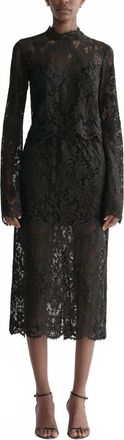 A.L.C. Lydia Midi Skirt In Black