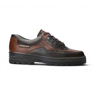 Mephisto Mephisto Mens Leather Chestnut Brown Walking Shoes - Barracuda MT 742 - Dark Brown - Size 45.5 EU/IT