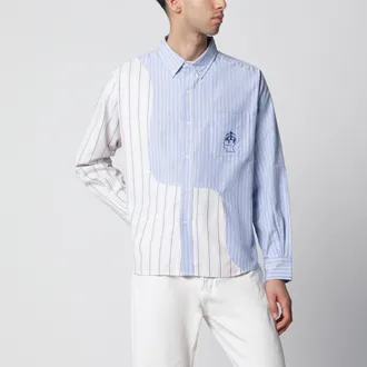 Brain Dead Camicia color-block a righe in cotone