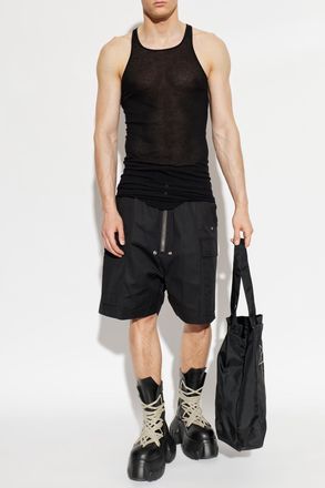 Rick Owens Sleeveless T-shirt, Mens, Black