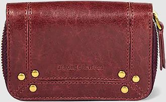 Jerome Dreyfuss Porte-monnaie Henri Bubble Burgundy