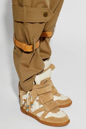 Isabel Marant Bekett Wedge Sneakers, Womens, Beige