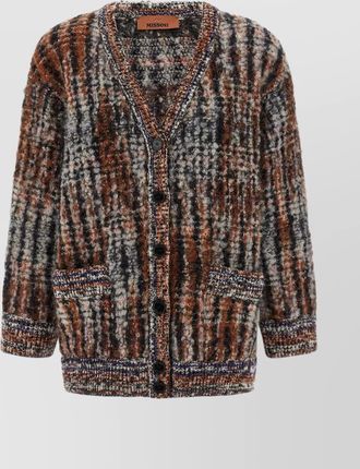 Missoni boucl&eacute; wool cashmere cardigan