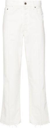Lanvin straight-leg jeans - men - Cotton - 36 - White