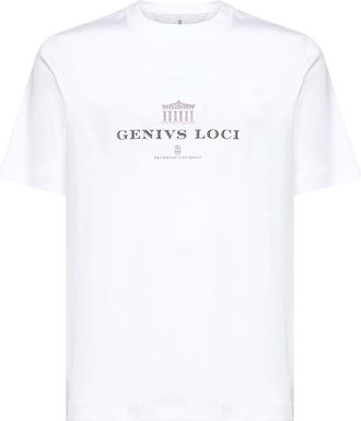 Brunello Cucinelli Hombre, Camisetas, Blanco, Talla: XL